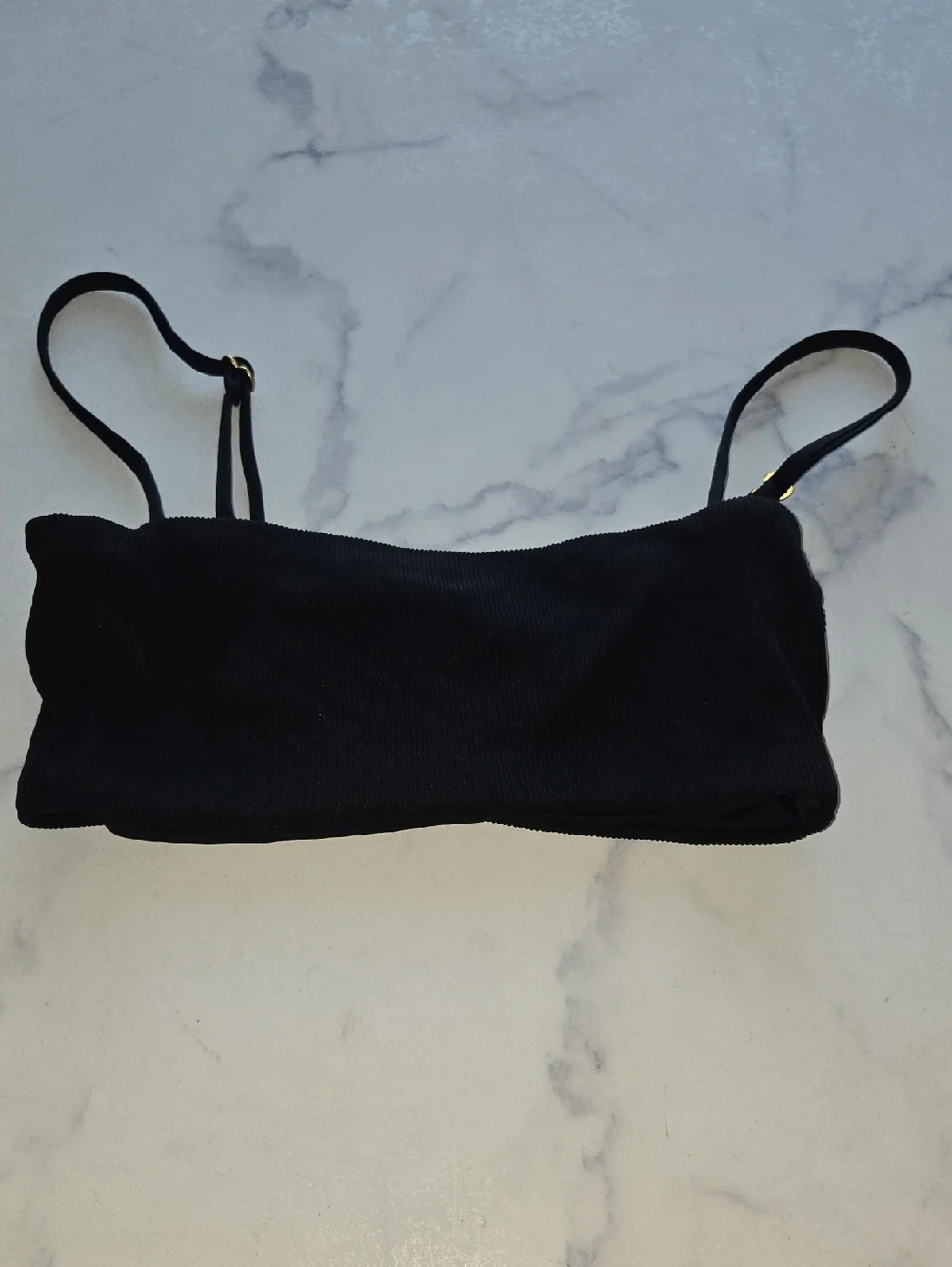 L*Space Black Piper Bikini Top Women's Swimsuit Beach Summer Size XS NWT